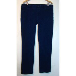 Betabrand Size XL Womens Straight Leg Pull On Stretch Denim Jean Pants  D143